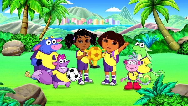 Dora The Explorer LT - Enfrentamiento de Super Soccer de Dora