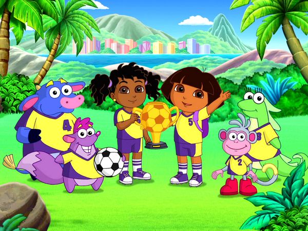 Dora The Explorer LT - Enfrentamiento de Super Soccer de Dora
