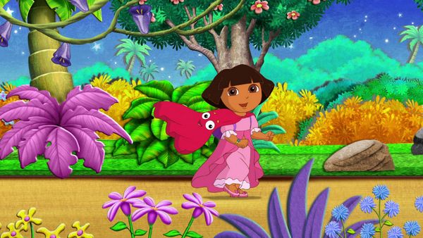 Dora The Explorer LT - Aventura de fiesta de pijamas en el museo de Dora