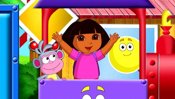 Dora The Explorer LT - Atrapa ese tren de formas