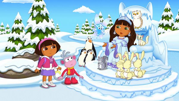 Dora The Explorer LT - El espectacular patinaje sobre hielo de Dora
