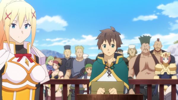 KonoSuba! Un mundo maravilloso - Liberadme de esta injusticia judicial