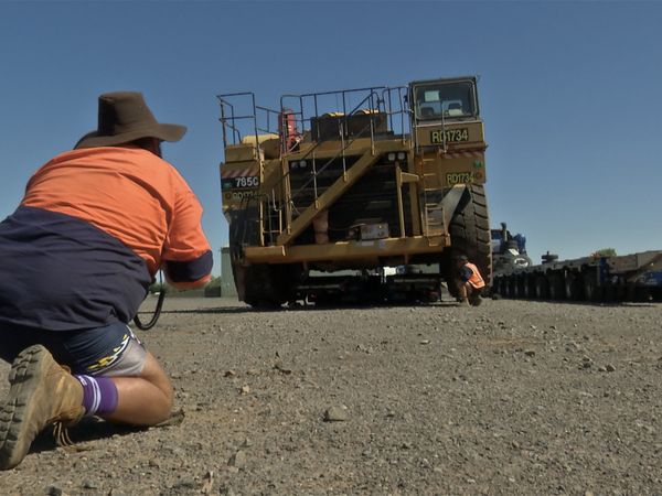 Outback Truckers - Ostriches on the Move