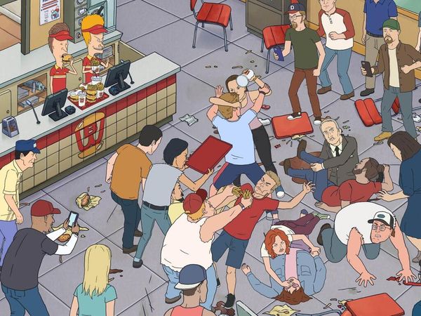 Mike Judge's Beavis & Butt-Head - Negar servicio/Estúpido bajando