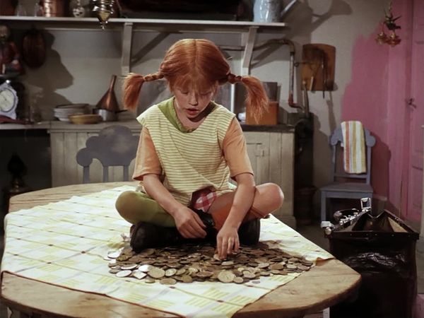 Pippi Calzaslargas - Pippi recibe una extraña visita