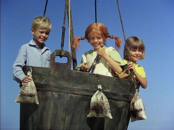 Pippi Calzaslargas - Pippi va en globo