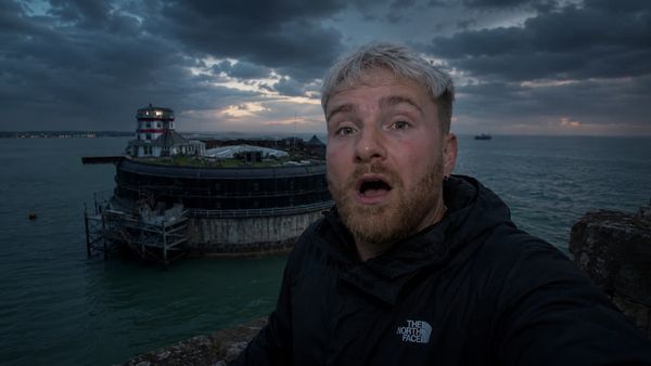 Exploring With Josh - The Floating Hotel Abandoned at Sea: No Man's Land Fort, UK