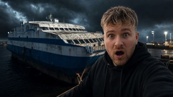 Exploring With Josh - The Abandoned Casino Ghost Ship (Money still inside) Stuck in Florida's Sea