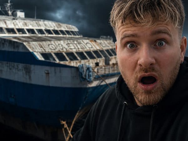 Exploring With Josh - The Abandoned Casino Ghost Ship (Money still inside) Stuck in Florida's Sea