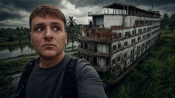 Exploring With Josh - Exploring a MASSIVE Abandoned Ghost Ship Hotel - A billionaire’s FAILED Dream