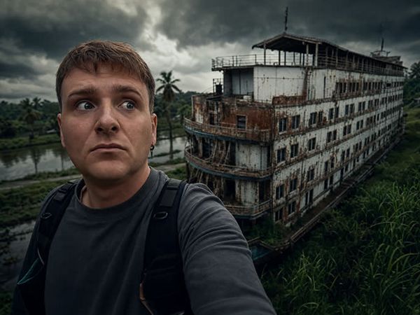 Exploring With Josh - Exploring a MASSIVE Abandoned Ghost Ship Hotel - A billionaire’s FAILED Dream