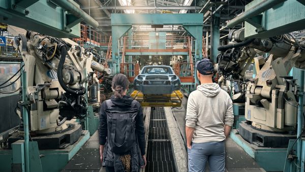 Exploring the Unbeaten Path - Exploring a Complete Intact Abandoned Car Factory
