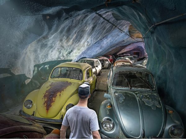 Exploring the Unbeaten Path - Abandoned Volkswagens Hidden in a Mine