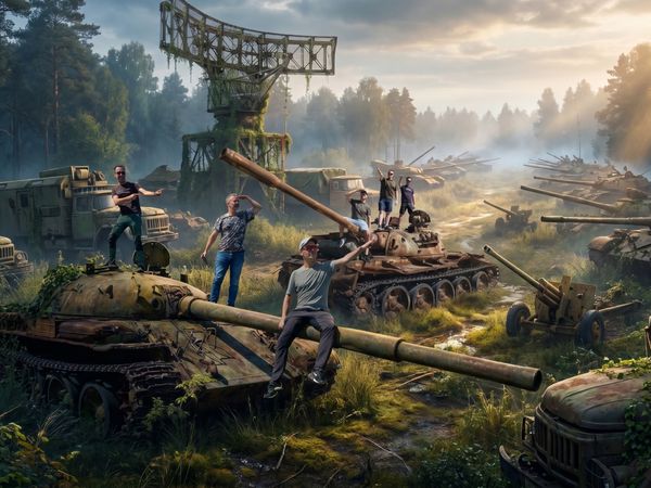 Exploring the Unbeaten Path - Abandoned Armies: Soviet Tanks & Saddam’s Rusting War Machines