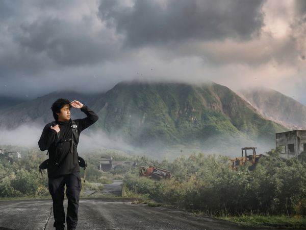 Steve Ronin - Exploring an Abandoned Ghost City on a Volcanic Island