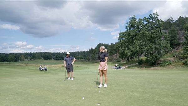 Casual Golf - Johanna Johnson Golf - Matchspel mot min kameraman/Salems GK