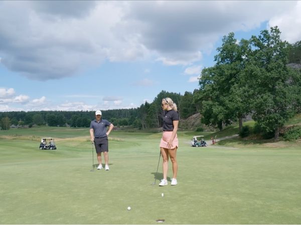 Casual Golf - Johanna Johnson Golf - Matchspel mot min kameraman/Salems GK