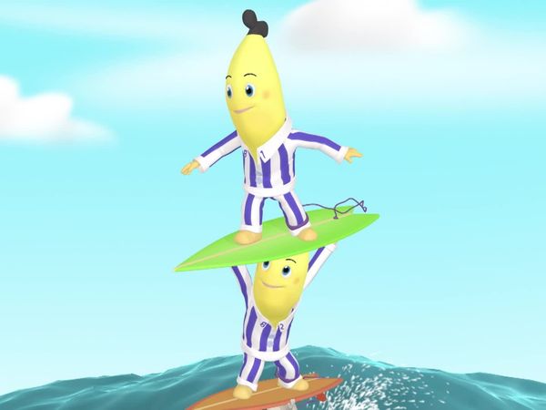 Bananas de Pijamas - A Competição de Surfe/Nas nuvens