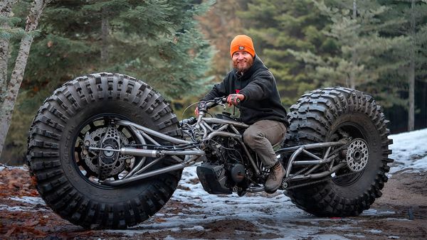Grind Hard Plumbing Co - Hydraulic Steer Monster Chopper Build