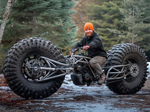 Grind Hard Plumbing Co - Hydraulic Steer Monster Chopper Build