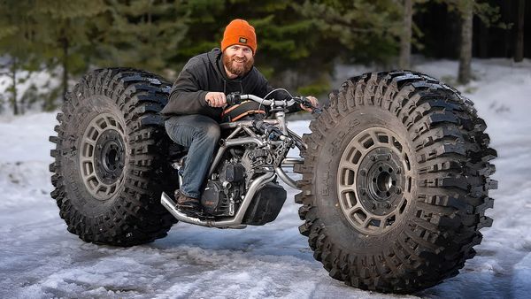 Grind Hard Plumbing Co - Monster Chopper Finished Exhaust and Steering