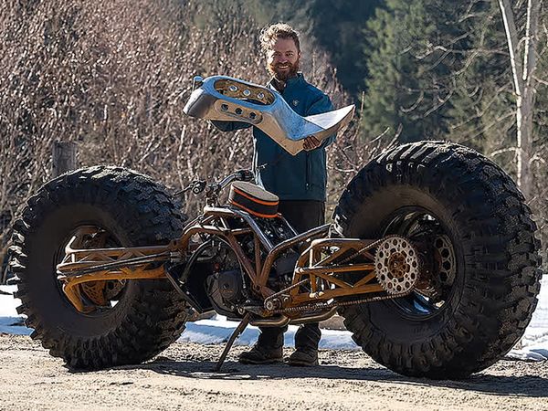 Grind Hard Plumbing Co - Monster Chopper Custom Gas Tank/Seat