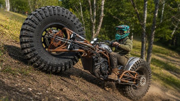Grind Hard Plumbing Co - Can the Monster Chopper Hill Climb?