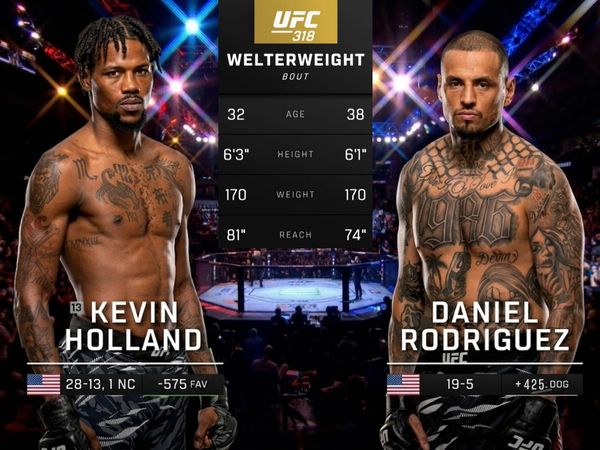 318: Kevin Holland vs. Daniel Rodriguez Main Card - 318: Kevin Holland vs. Daniel Rodriguez Main Card