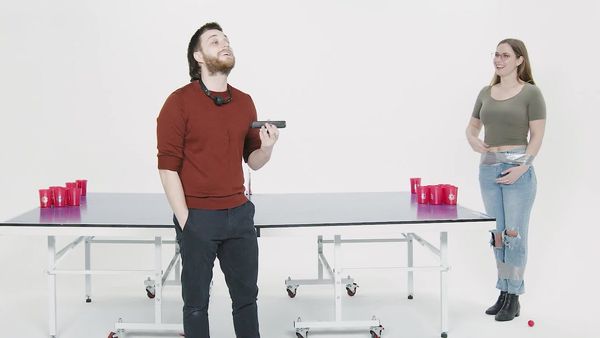 Fear Pong - Shots, Shocks, or Sparks?!