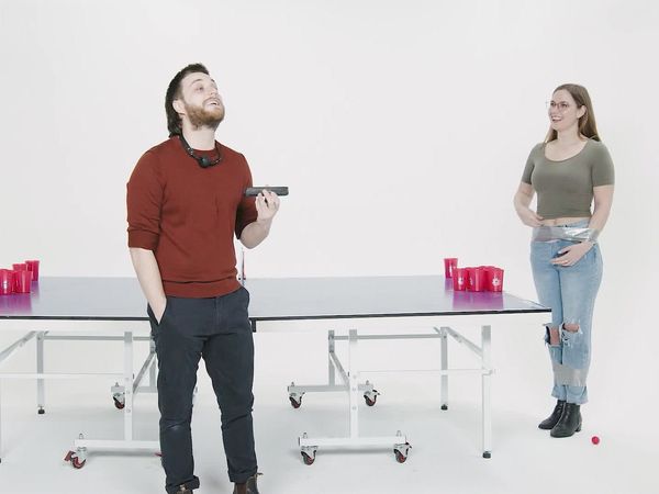 Fear Pong - Shots, Shocks, or Sparks?!
