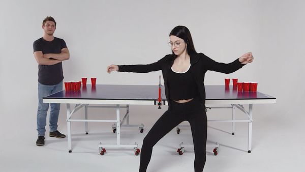 Fear Pong - Sibling Shots & Shocks