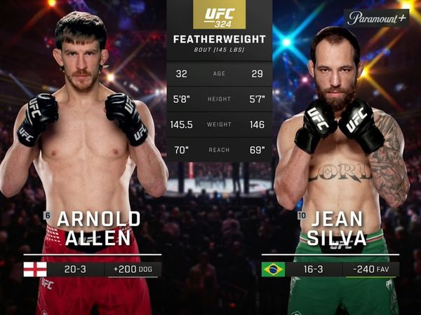 Arnold Allen vs. Jean Silva (UFC 324: Gaethje vs. Pimblett - Main) - Arnold Allen vs. Jean Silva (UFC 324: Gaethje vs. Pimblett - Main)
