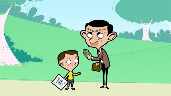 Mr. Bean Animated - El periódico