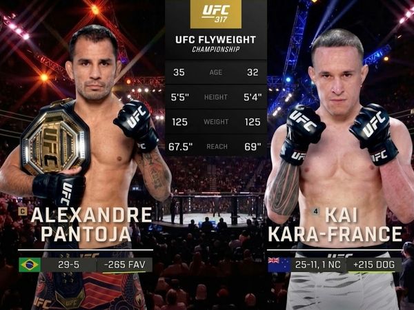 317: Alexandre Pantoja vs. Kai Kara-France Main Card - 317: Alexandre Pantoja vs. Kai Kara-France Main Card