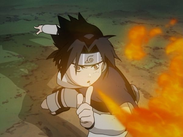 Naruto (English Dubbed) - The Sharingan Revived: Dragon-Flame Jutsu!