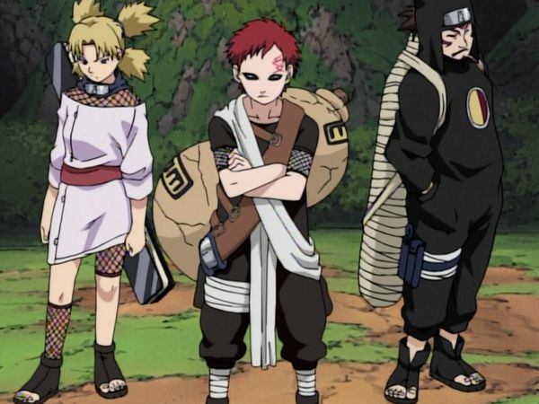 Naruto (English Dubbed) - Akamaru Trembles: Gaara’s Cruel Strength!