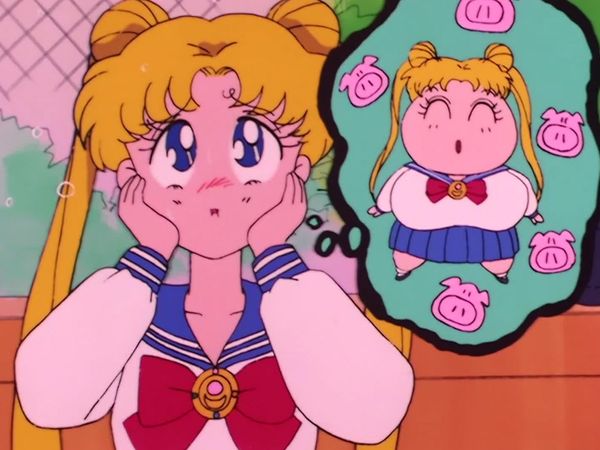 Sailor Moon (English Dubbed) - Learn How to Be Skinny from Usagi