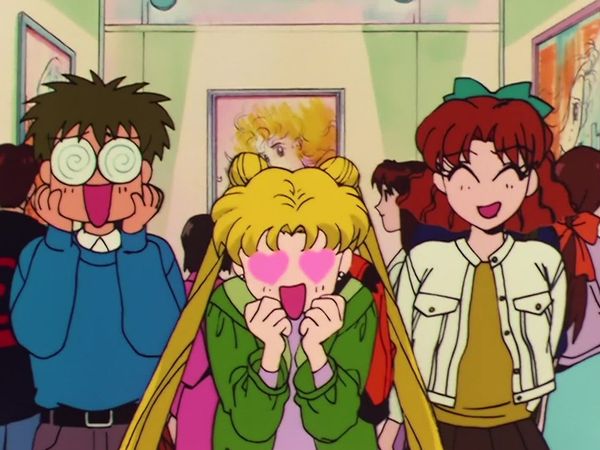 Sailor Moon (English Dubbed) - The Painting of Love: Usagi and Mamoru Get Closer