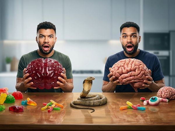 Kelvin und Marvin - Gummibärchen gegen echtes Essen