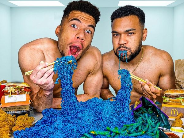 Kelvin und Marvin - 24 Stunden wie ein Mukbang-Creator