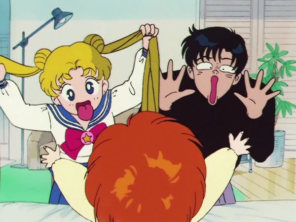 Sailor Moon (English Dubbed) - Mamoru and Usagi's Babysitting Mayhem