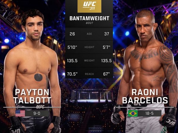 311: Payton Talbott vs. Raoni Barcelos Prelims - 311: Payton Talbott vs. Raoni Barcelos Prelims