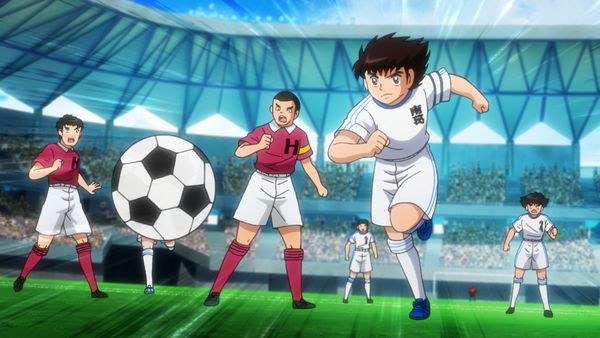 Capitán Tsubasa - Quedan 4 minutos. Una batalla decisiva en el aire