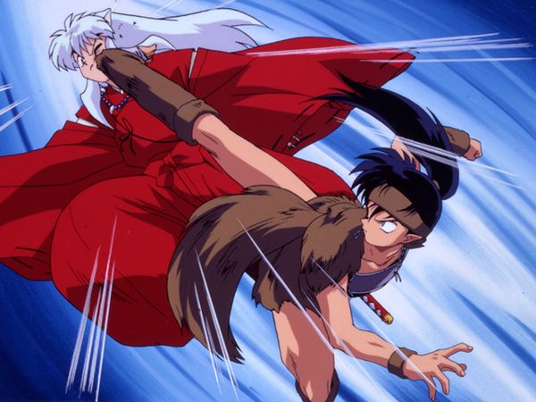 Inuyasha (English Dubbed) - Kagome Kidnapped by Koga, the Wolf Demon!