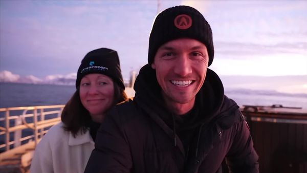 Kara and Nate - Swimming with Wild Orcas in Norway