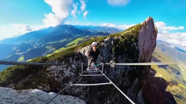 Kara and Nate - We Climbed the World's Most Dangerous Ladder