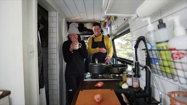 Kara and Nate - 72 Hours of Winter Van Life
