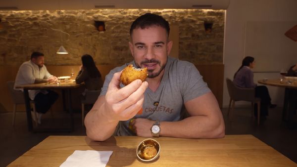 Cenando con Pablo - La croqueta más cara de España