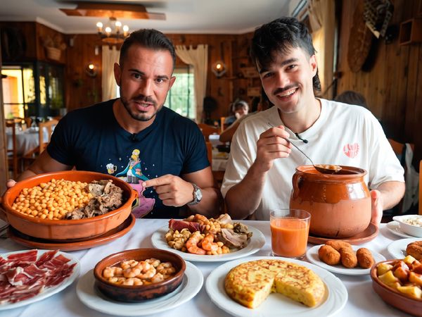 Cenando con Pablo - El menú más grande de España: 21 platos legendarios