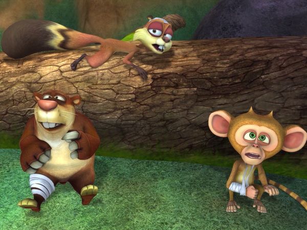 Osos Boonie: Bosque Frenetico - Un ladrón en la noche/Una buena acción al día aleja las maldiciones